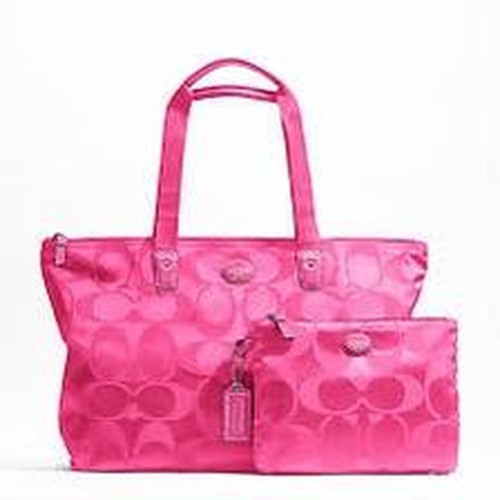 Coach Weekender and Makeup Bag